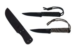 Faca em aço carbono 1070 com pintura epóxi