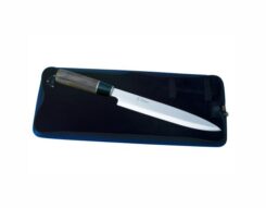 Faca Sushi em aço inox e cabo em materiais nobres