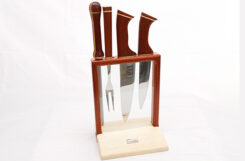 Conjunto porta facas 5 peças Shark