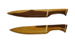 Faca SHARK Bainha de Madeira Acapuri